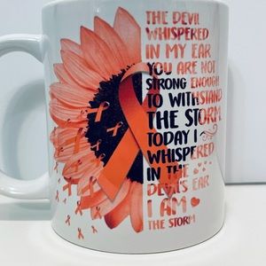 Flower Breast Cancer Awareness Mug
